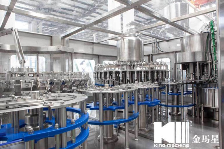 Juice drink filling machine